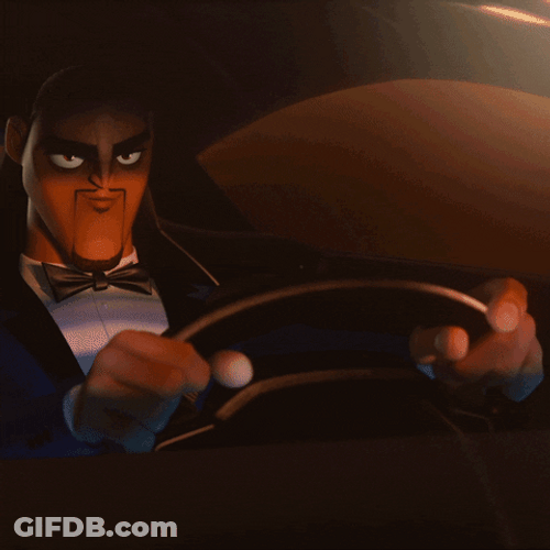 Will Smith Chasing Enemy With Fast Car GIF
