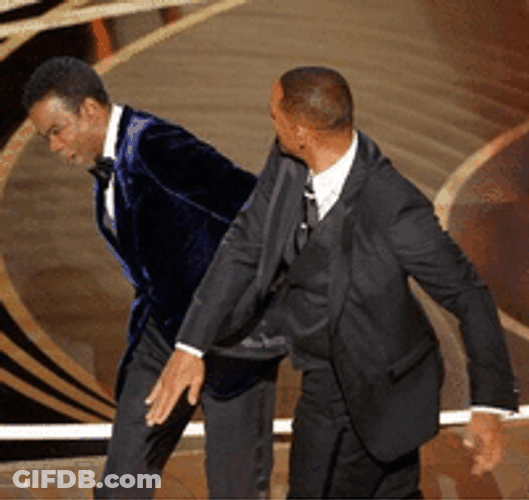 Will Smith Chris Rock Image Gallery Comics Slap GIF