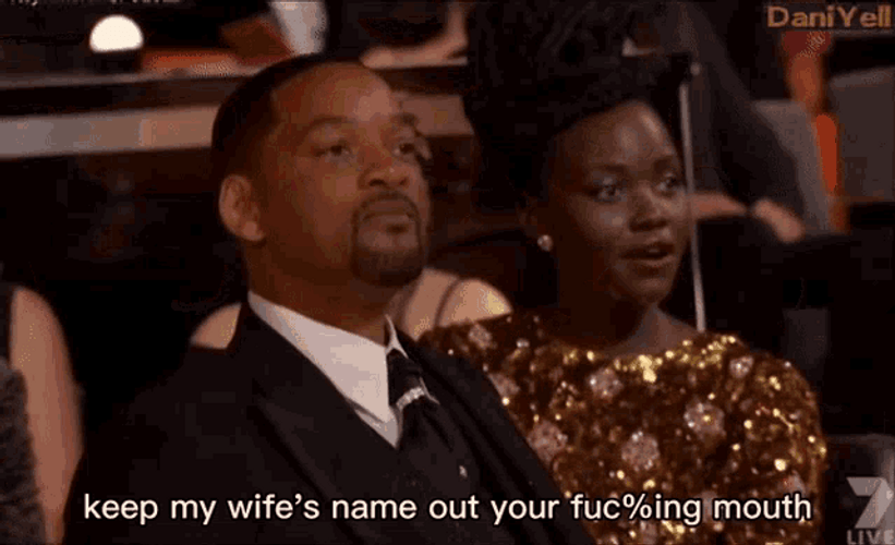 Will Smith Chris Rock Keep My Wife's Name GIF