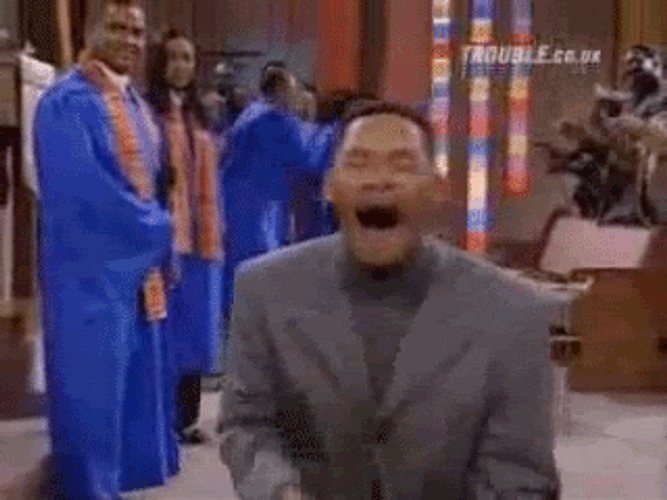 Will Smith Crying In Church GIF