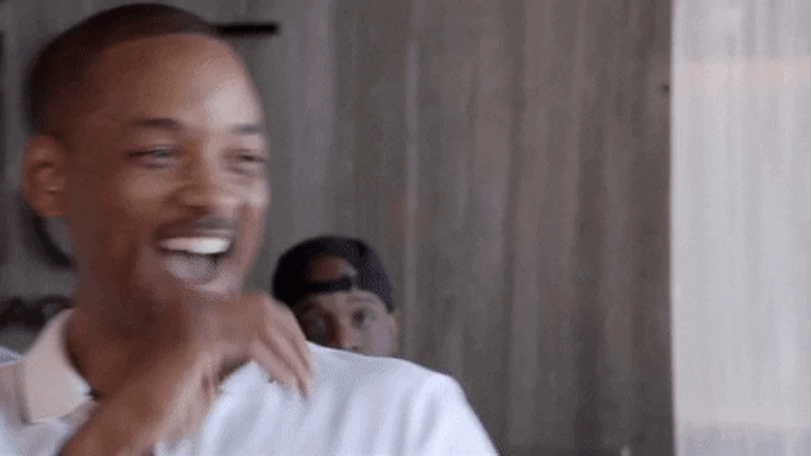 Will Smith Happily Laughing GIF