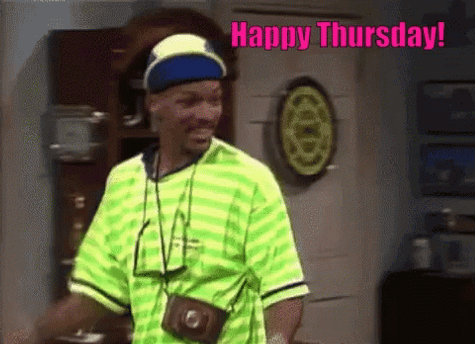 Will Smith Happy Thursday GIF