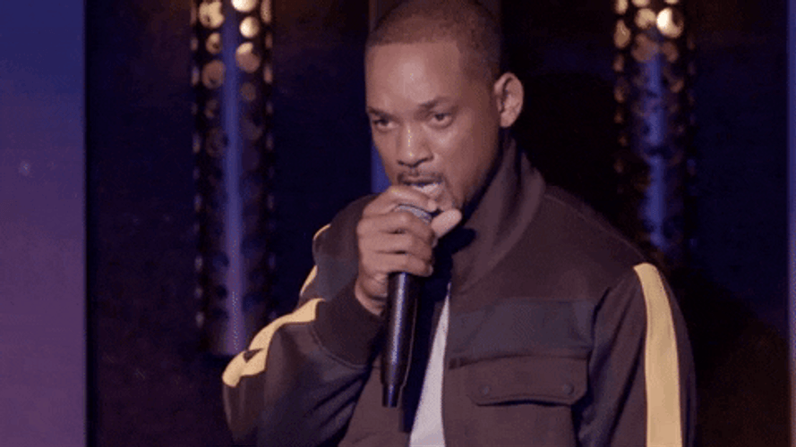 Will Smith Holding A Microphone GIF
