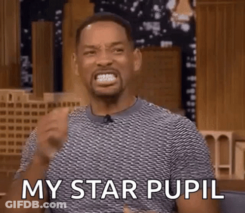 Will Smith Saying My Star Pupil GIF
