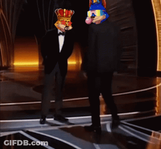 Will Smith Slap Cartoon Animals GIF