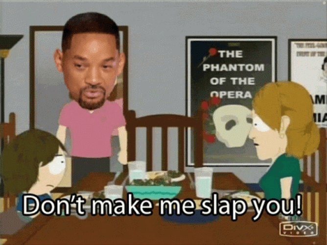 Will Smith South Park Slap GIF