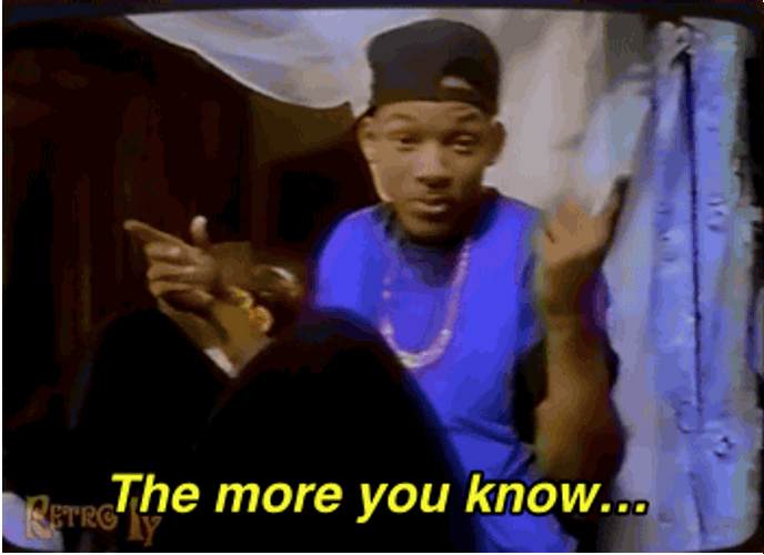 Will Smith The More You Know GIF
