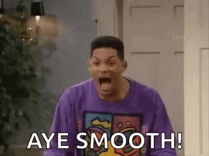 Will Smith Yelling Aye Smooth GIF