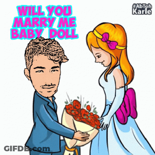 Will You Marry Me Baby Doll GIF