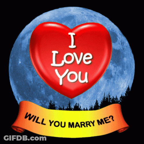 Will You Marry Me Love GIF