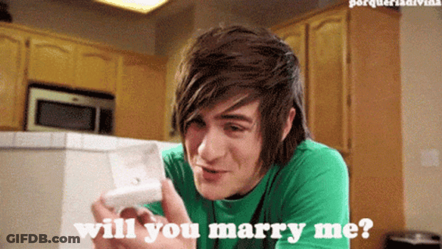 Will You Marry Me My Darling GIF