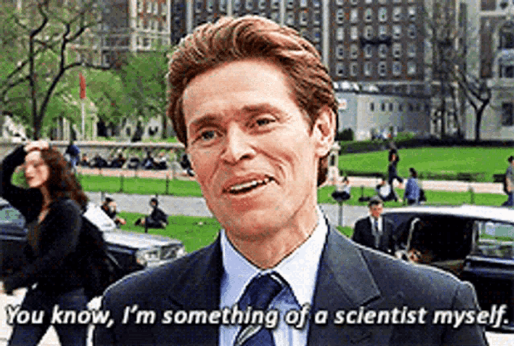 Willem Dafoe Something Of A Scientist GIF