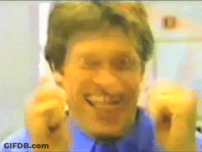 Willem Dafoe Weird Birthday Reaction GIF