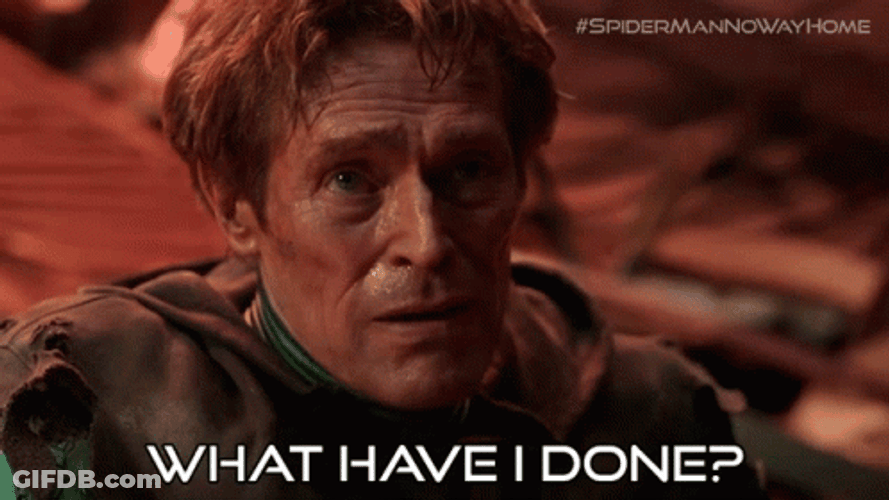 Willem Dafoe What Have I Done GIF