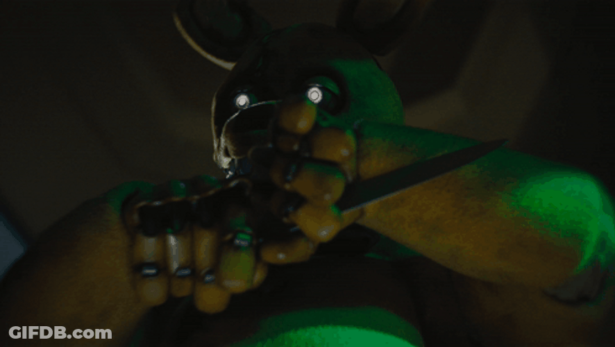 William Afton Sharpening Knife GIF