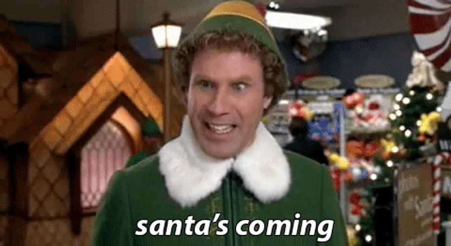 William Buddy Hobbs As An Elf On Funny Holiday GIF