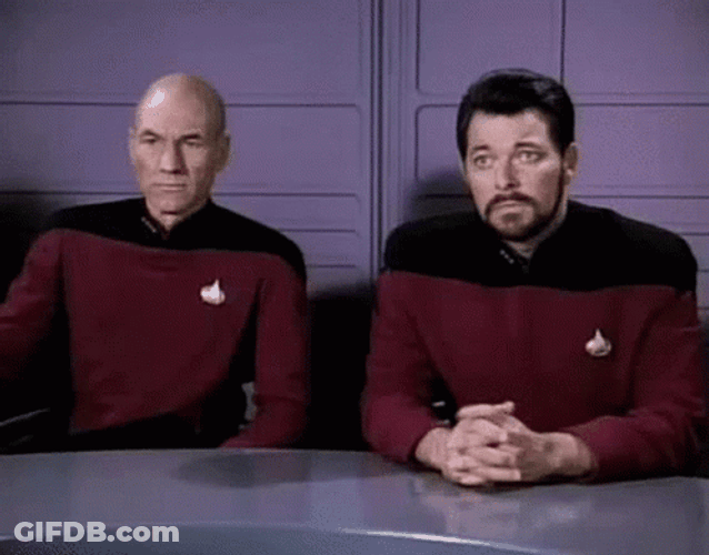 William Riker Face Palm GIF