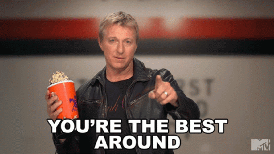 William Zabka You're The Best Point GIF