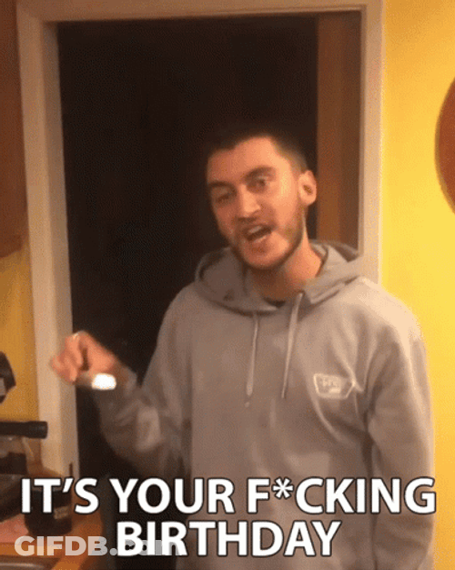Willie Mack Singing It's Your Birthday GIF