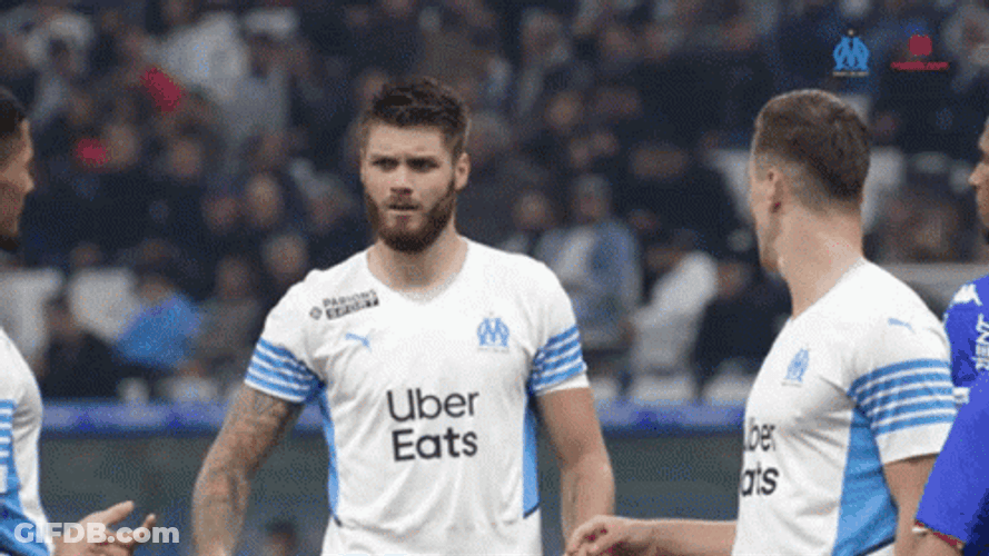 Willliam Saliba Talks To His Team GIF