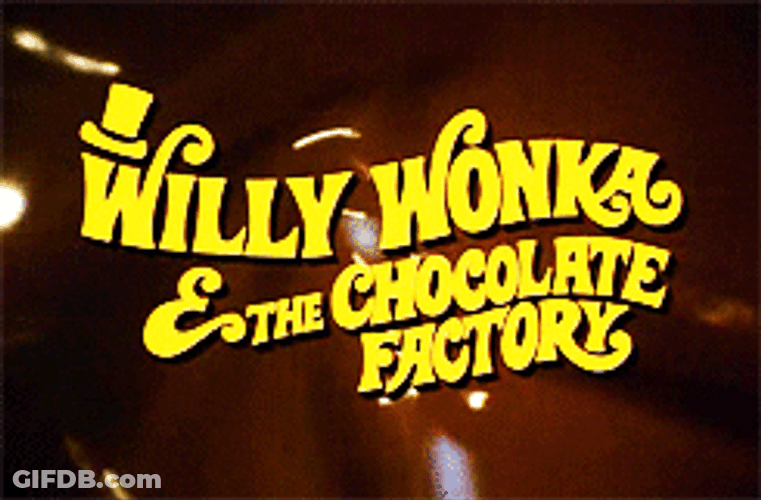 Willy Wonka Chocolate Factory Title Trailer GIF