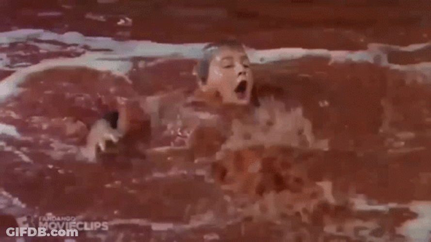 Willy Wonka Chocolate River GIF