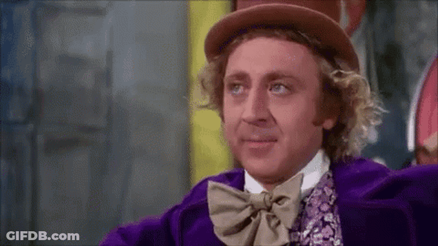 Willy Wonka Eye Roll GIF