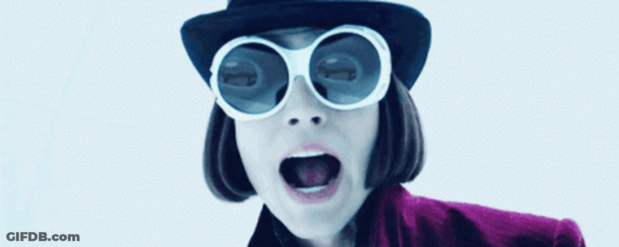 Willy Wonka Glasses GIF
