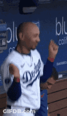 Win Text On Blue Background GIF