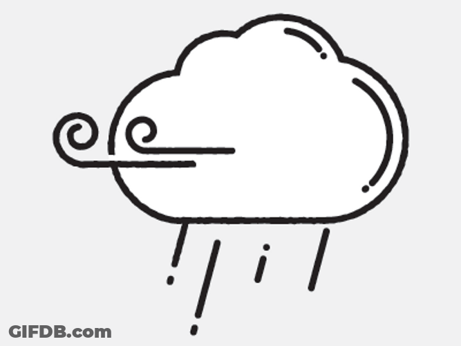 Wind And Thunderstorm GIF