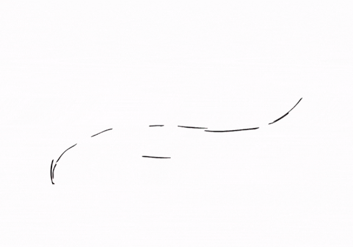 Wind Animation In Line GIF