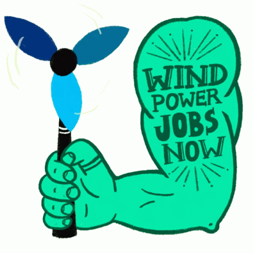 Wind Turbine Wind Power GIF