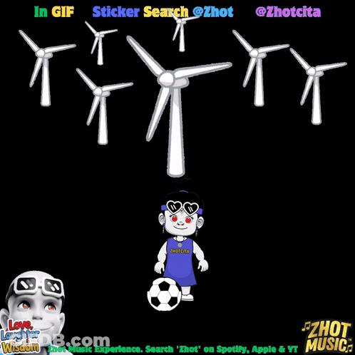 Wind Turbines Words In GIF Sticker Search @Zhot @Zhotcita GIF