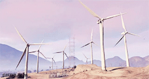 Windmills On A Hill GIF