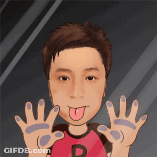 Window Licker Guy Animation GIF