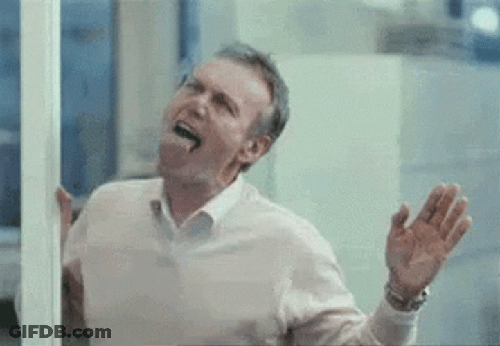 Window Licker Man With Facial Expression GIF