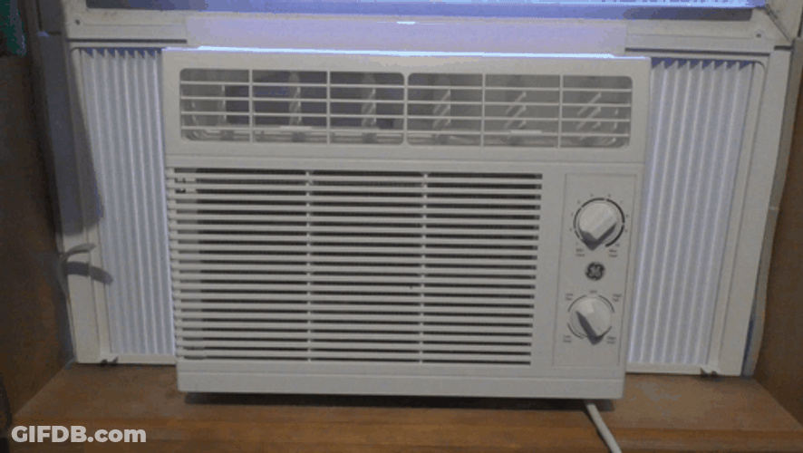 Window Type Air Conditioning GIF
