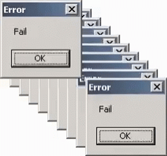 Windows PC Error Fail GIF