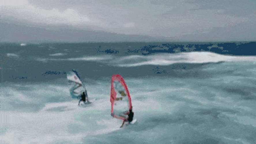 Windsurfing Men Tumbling GIF