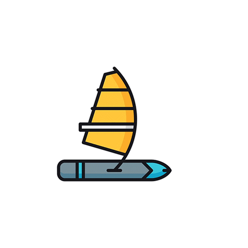 Windsurfing Rig Sport Fun GIF