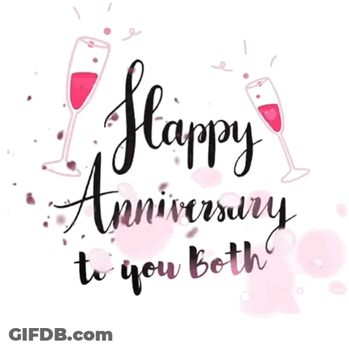 Wine Cheers Happy Anniversary Meme GIF