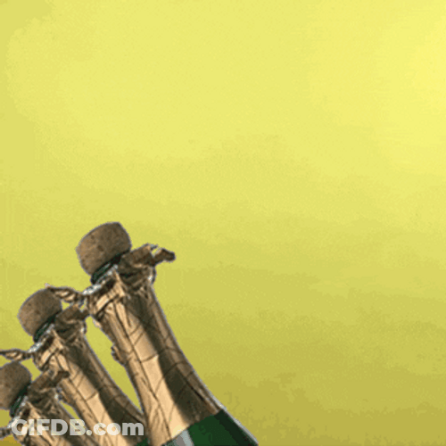 Wine Pop Celebration Wooo GIF