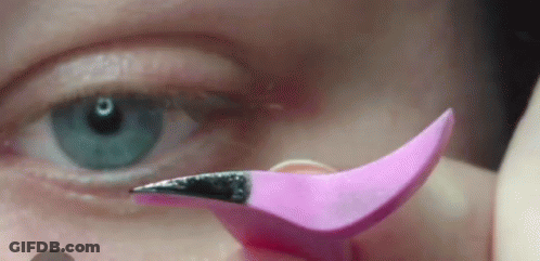 Winged Eyeliner GIF