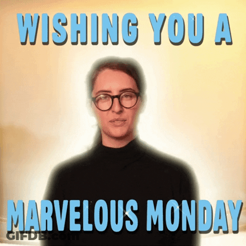 Winging You Marvelous Monday Blessings GIF