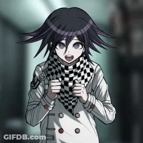 Winking Kokichi GIF