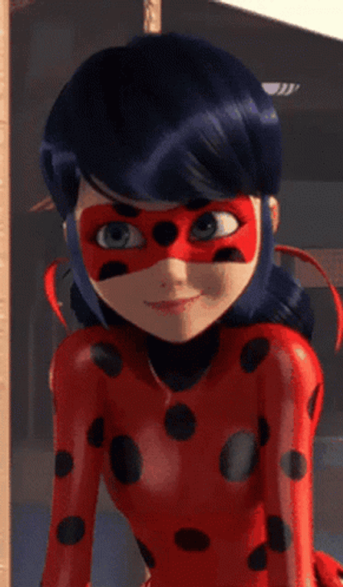 Winking Miraculous Ladybug Marinette GIF