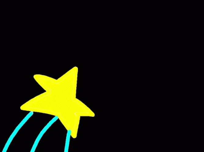 Winking Shooting Star GIF