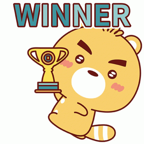 Winner Bluesbear Trophy GIF