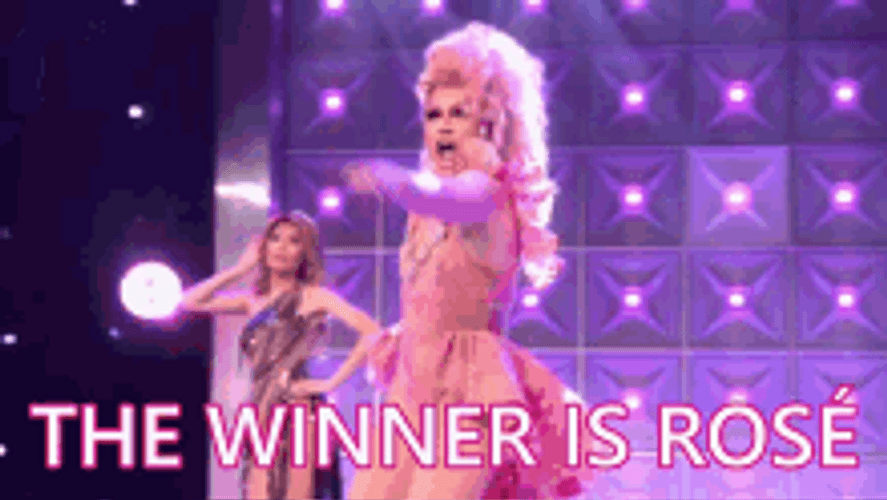 Winner Rose Drag Queen GIF