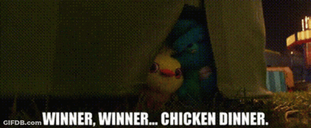 Winner Winner Chicken Dinner GIF